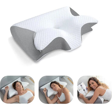 Ergonomic Memory Foam Neck Pillow - VELEO