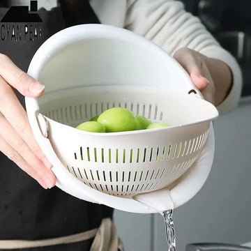 Double-Layer Fruit and Veggie Strainer - VELEO